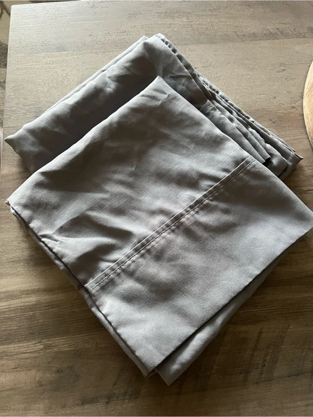 Neutral Gray king size pillowcases